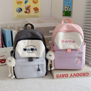 儿童书包女生小学生2026新款 小双肩包轻便小巧女孩户外出游小背包