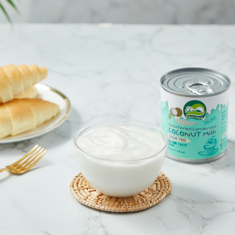 Nature's charm无蔗糖炼奶烘焙家用泰国生酮甜椰浆纯素椰子甜炼乳