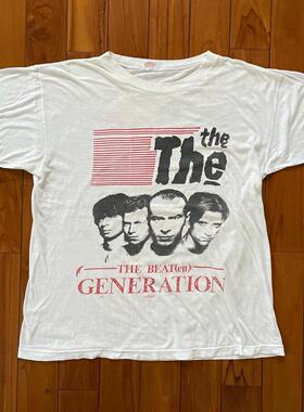 The The乐队流行摇滚美式复古短袖vintage高街休闲潮牌纯棉T恤男