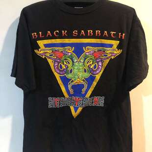 BLACK SABBATH黑色安息日金属乐队oversize高街古着感潮牌短袖T恤