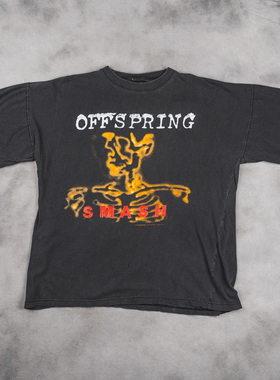 The Offspring后裔乐队美式摇滚休闲嘻哈vintage高街复古短袖T恤