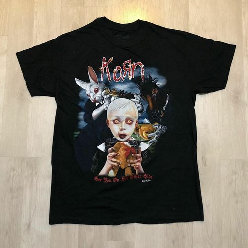 KORN科恩乐队复古摇滚短袖T恤