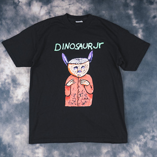 Dinosaur Jr恐龙二世另类摇滚乐队美式复古VTG高街潮牌重磅棉T恤