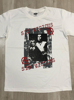 Sex Pistols性手枪朋克摇滚乐队短袖欧美复古vibe高街潮牌T恤男女