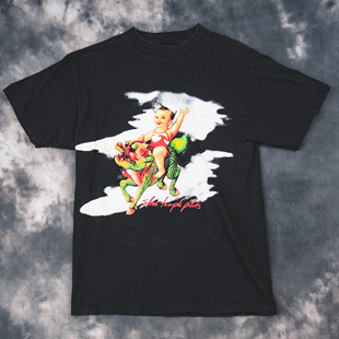 Stone Temple Pilots石庙向导重金属摇滚乐队美式复古潮牌短袖T恤