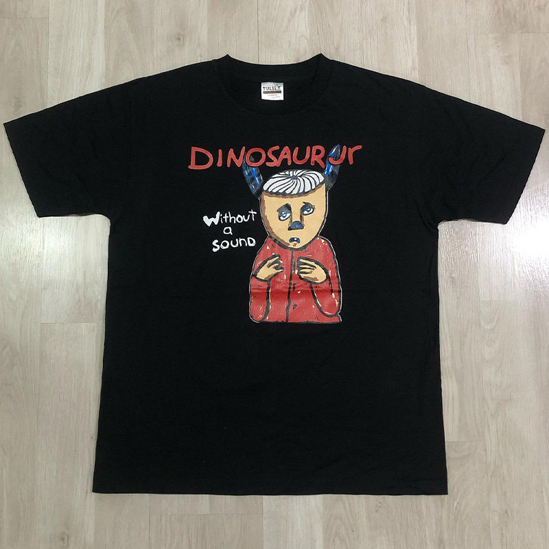 恐龙二世摇滚乐队美式复古T恤