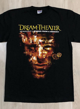 Dream Theater梦剧院乐队金属摇滚cityboy纯棉短袖男女质感T恤潮