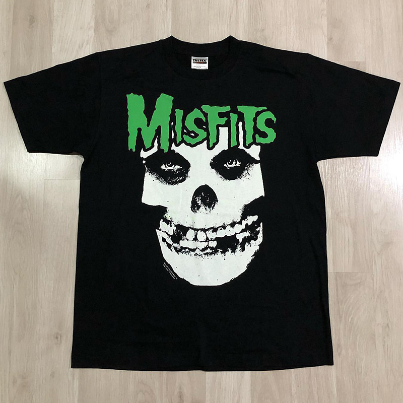 TheMisfits短袖美式复古乐队t恤