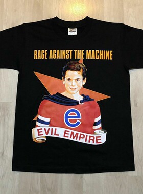 Rage Against The Machine愤怒机器乐队宽松高街休闲潮牌短袖t恤
