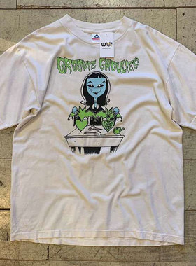 groovie ghoulies小众卡通趣味印花短袖oversize高街休闲潮牌T恤