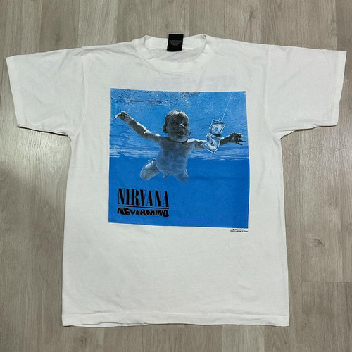 短袖复古乐队vintageT恤涅槃乐队