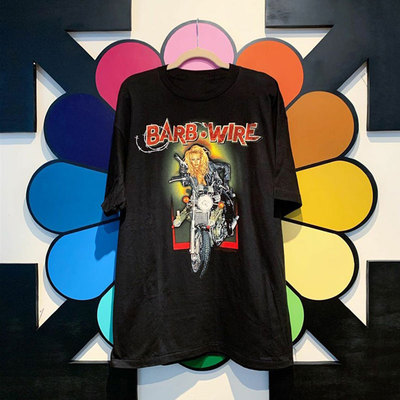 电影越空追击BarbWire纯棉T恤