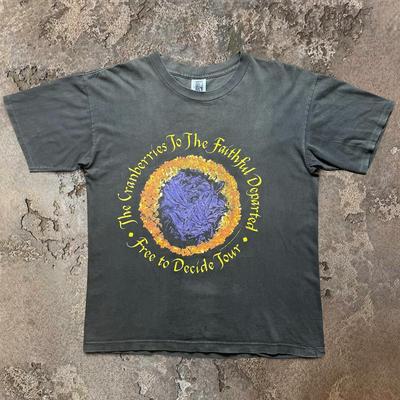 欧美复古CranberriesT恤短袖情侣