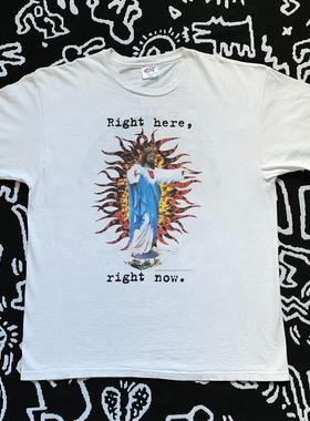 1993巡回演唱会Van Halen范海伦乐队金属摇滚美式复古重磅短袖T恤