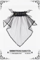 November Sakura Night lolita Gilded Constellation Star Code, small high-waisted normal waist JSK retro dress thumbnail 4