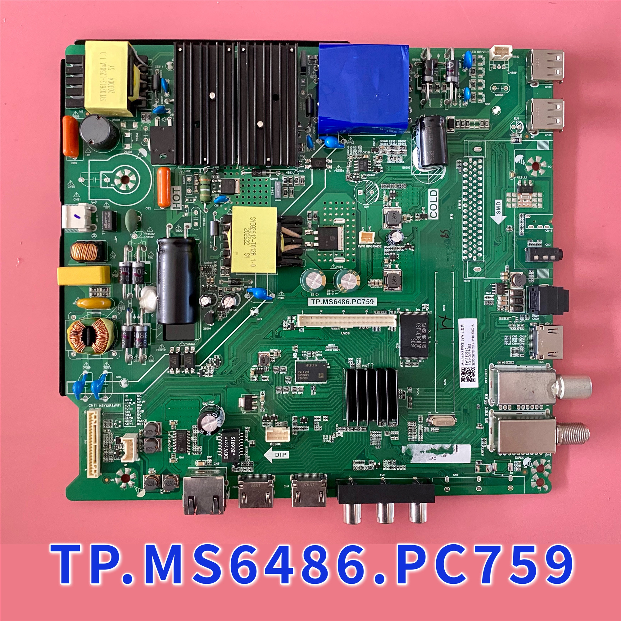 液晶电视主板TP.MS6486.PC759