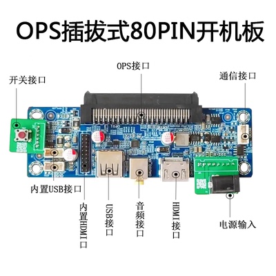 OPS电脑转接板尾板OPS-B32