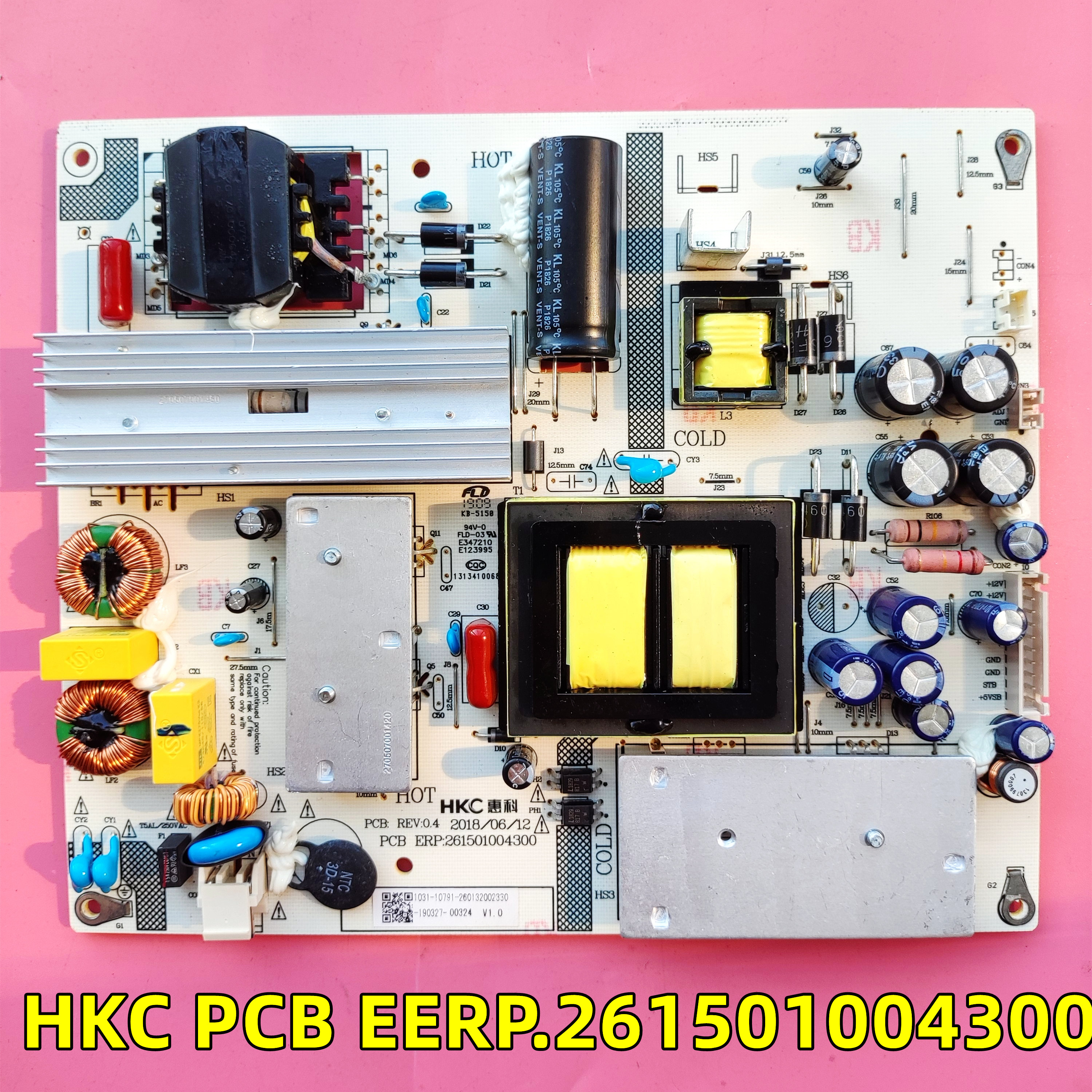 HKCPCBEERP.26150100430电源板