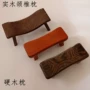 Cánh gà gối gỗ rắn gỗ chăm sóc sức khỏe gối ngủ gối Jin gối cứng gối gỗ gụ mát gối gỗ nhỏ băng ghế nhỏ - Gối gối lông ngỗng