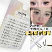 漫画北极星下睫毛自然野生毛流感分段式透明梗新手大容量懒人梦婕