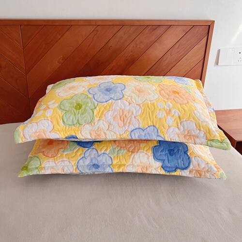 绗缝夹棉枕套48cmx74cm一对装