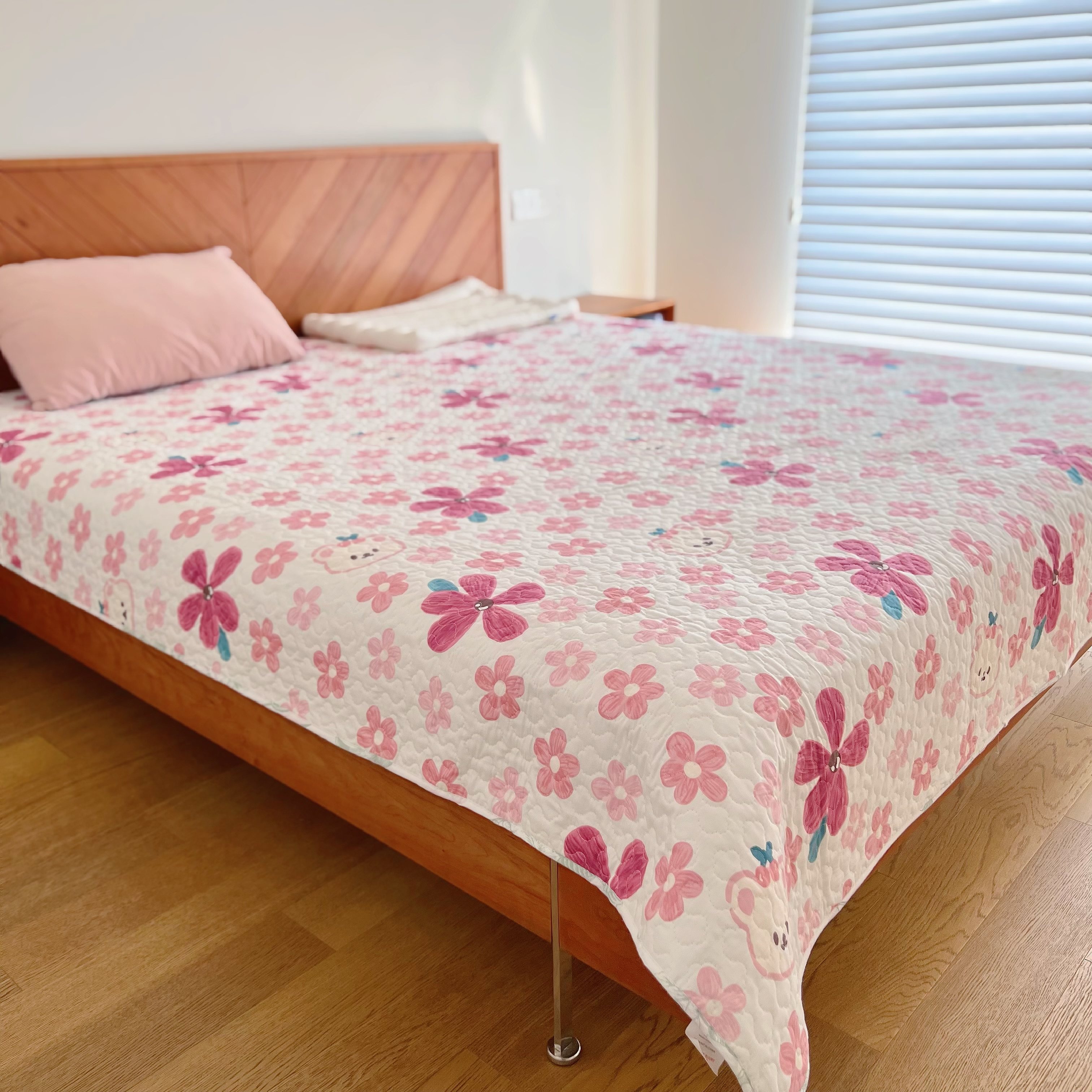 韩国床盖全棉绗缝垫被子两用四季通用纯棉双面榻榻米夹棉床单单件,床上用品,床单,淘宝优惠券,粉丝福利购,淘宝优惠卷