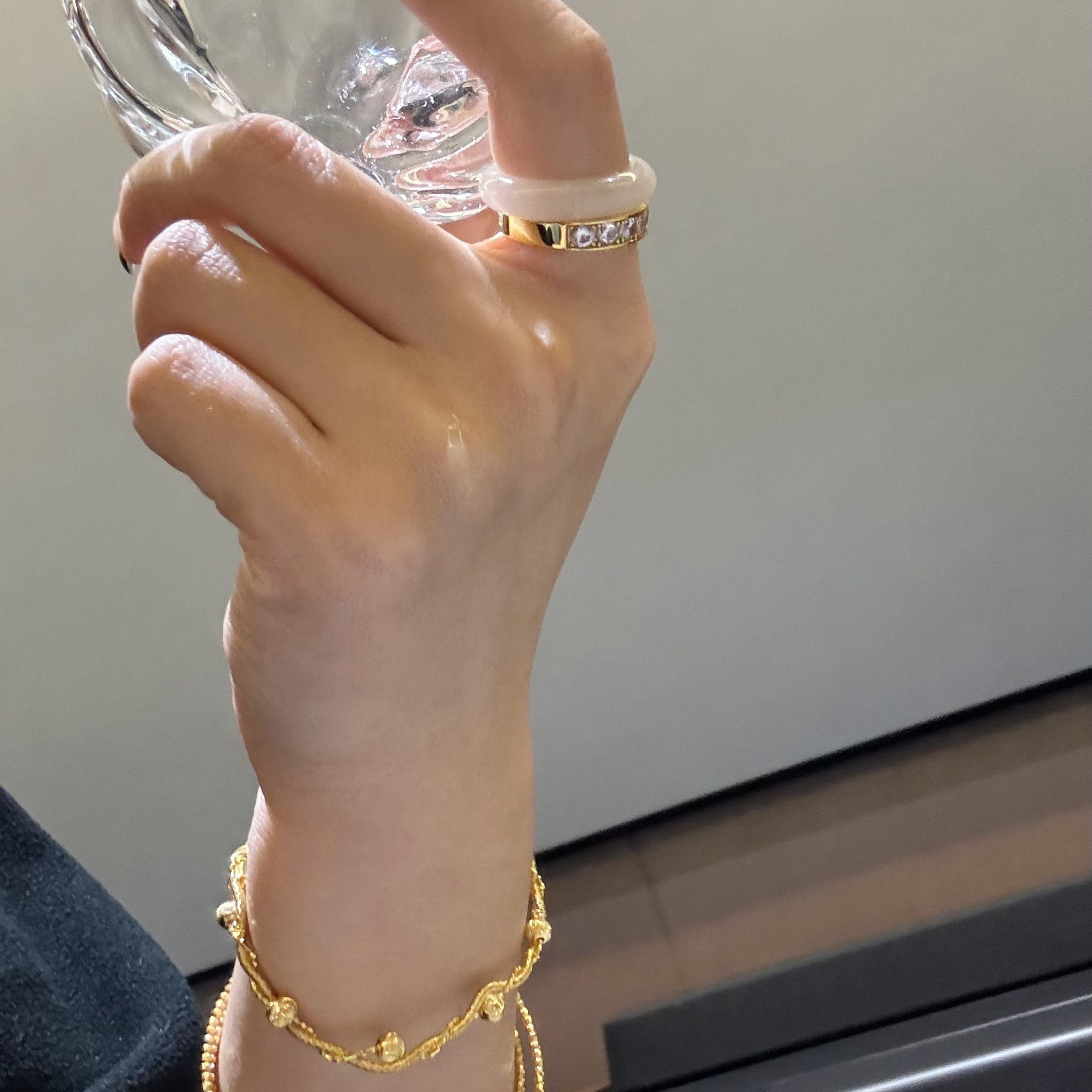 925纯银轻奢高级情侣对戒