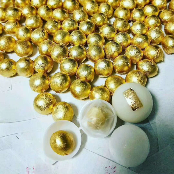 中医馆24K包丹药大蜜丸真金箔牛黄丸金薄纯金铂药用金泊包装金衣