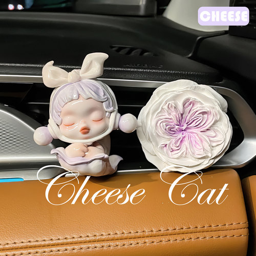 泡泡玛特车载出风口香薰装饰