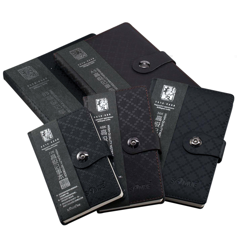 商务笔记本文具B5带磁扣