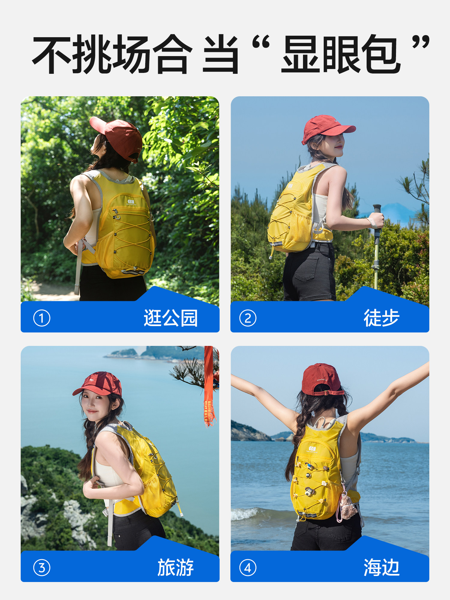 Explorer Outdoor Cycling Hiking Mountaineering Backpack For Women, Lightweight Climbing Gear Sport Travel Portable Shoulder Bag - Thumbnail 7