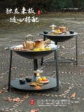 Чайные печи Поставки Посторонняя посуда для приготовления печей, полный набор посуды, печь для барбекю на открытом воздухе в помещении.