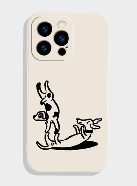 我爱锻炼 适用iphone17苹果16promax手机保护壳15plus趣味艺术感13mini韩系ins风14小众不撞款华为pura80pro