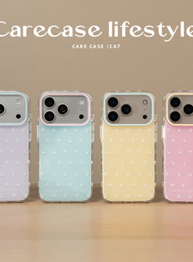 CARECASE彩色波点爪印手机壳
