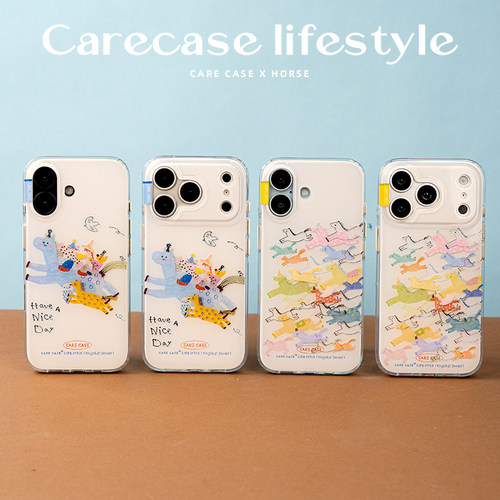 CARECASE小马鎏金手机壳