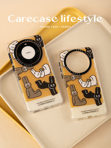 CARECASE创意兔子华为手机壳