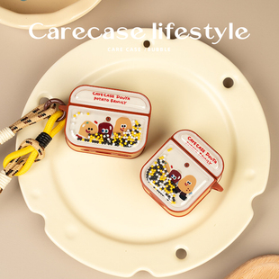 CARECASE 土豆家族泡泡珠AirPods Pro耳机壳保护套 可摇晃解压ins 原创设计 适用于苹果无线一二三代磁吸