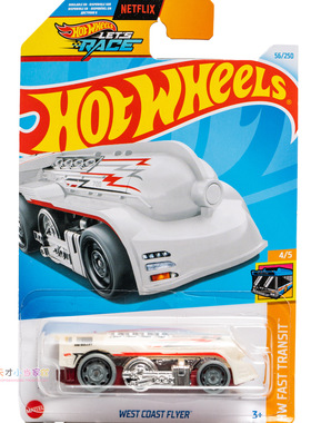 24年56号 WEST COAST FLYER 白色 风火轮 HW FAST TRANSIT系列24H