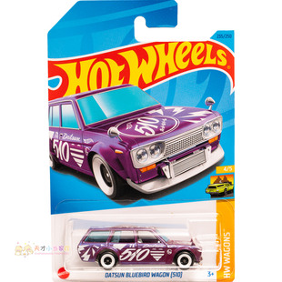 WAGON DATSUN 风火轮 BLUEBIRD 紫色 23年235号 达特桑
