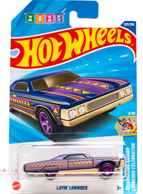 25年223号 LAYIN'LOWRIDER 紫色 风火轮25M