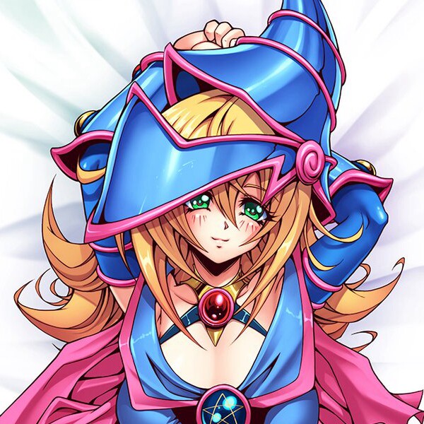 wt 436 游戏王 黑魔导女孩 动漫等身抱枕套双面自由组合