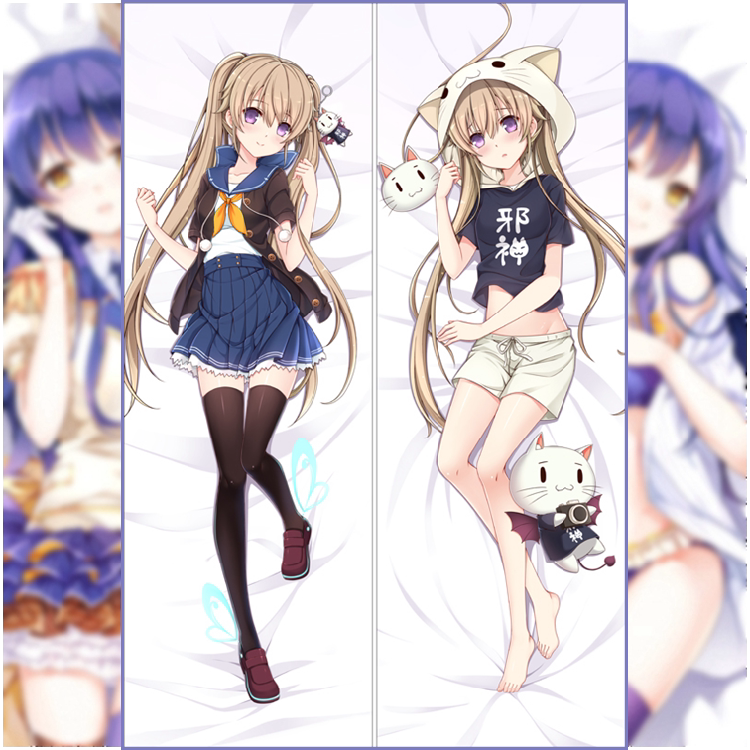 yc0545苍之彼方的四重奏有坂真白双层动漫等身抱枕邪恶双面包邮