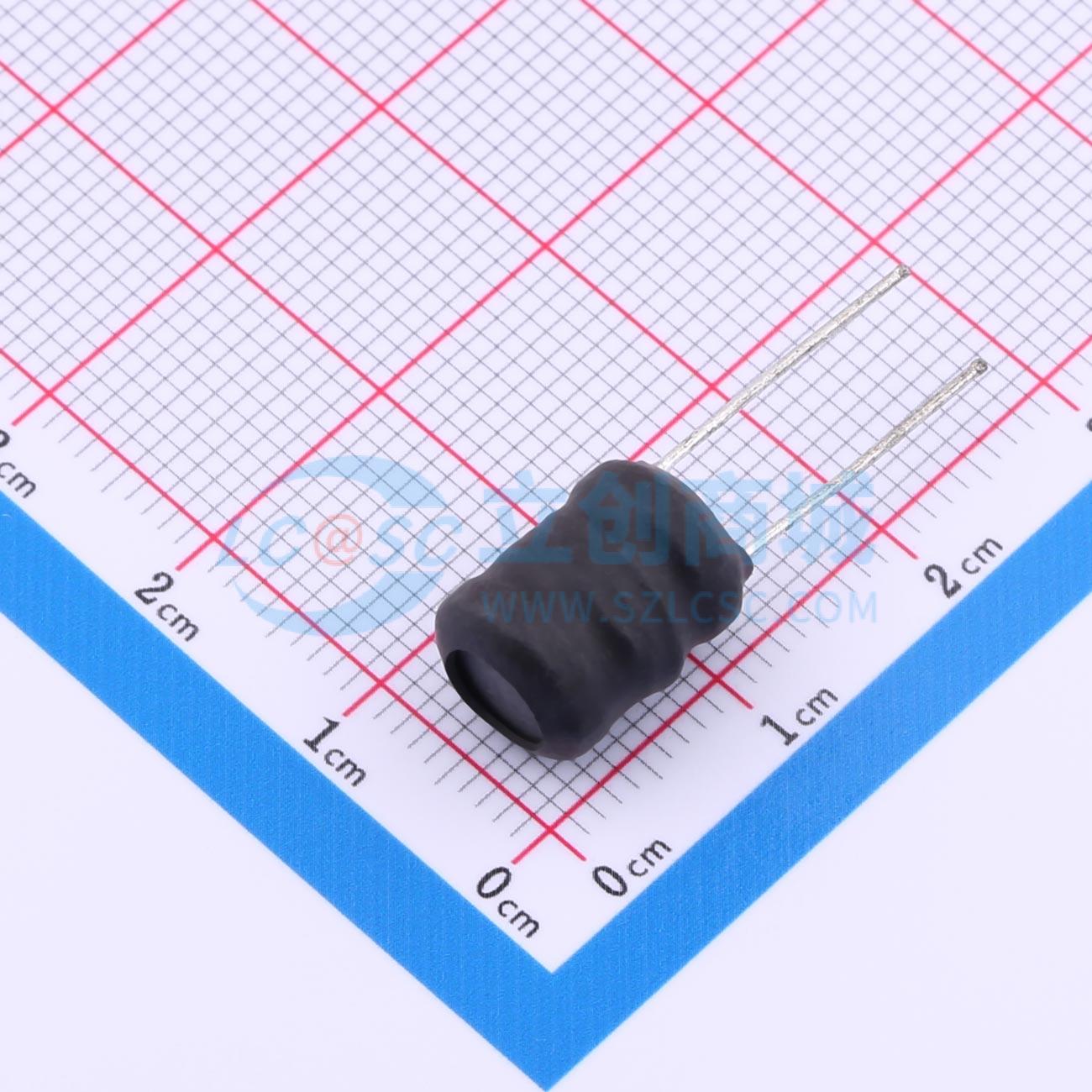 色环电感 XR8*10-162K-L 插件,D8xL10mm 1.6mH ±10%