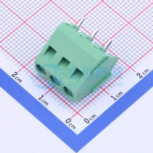 螺钉式接线端子 DG103-5.0-03P-14-00A(H) 插件,P=5mm 1x3P 原装