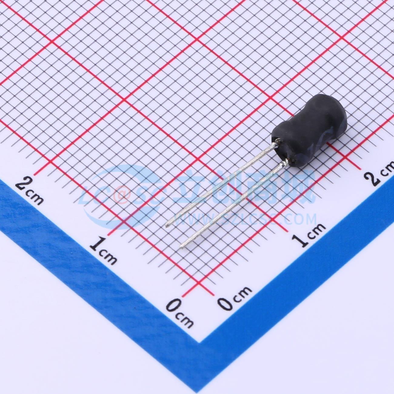 色环电感 SPK0406-102MB 插件,D5xL8mm 1mH ±20% 140mA