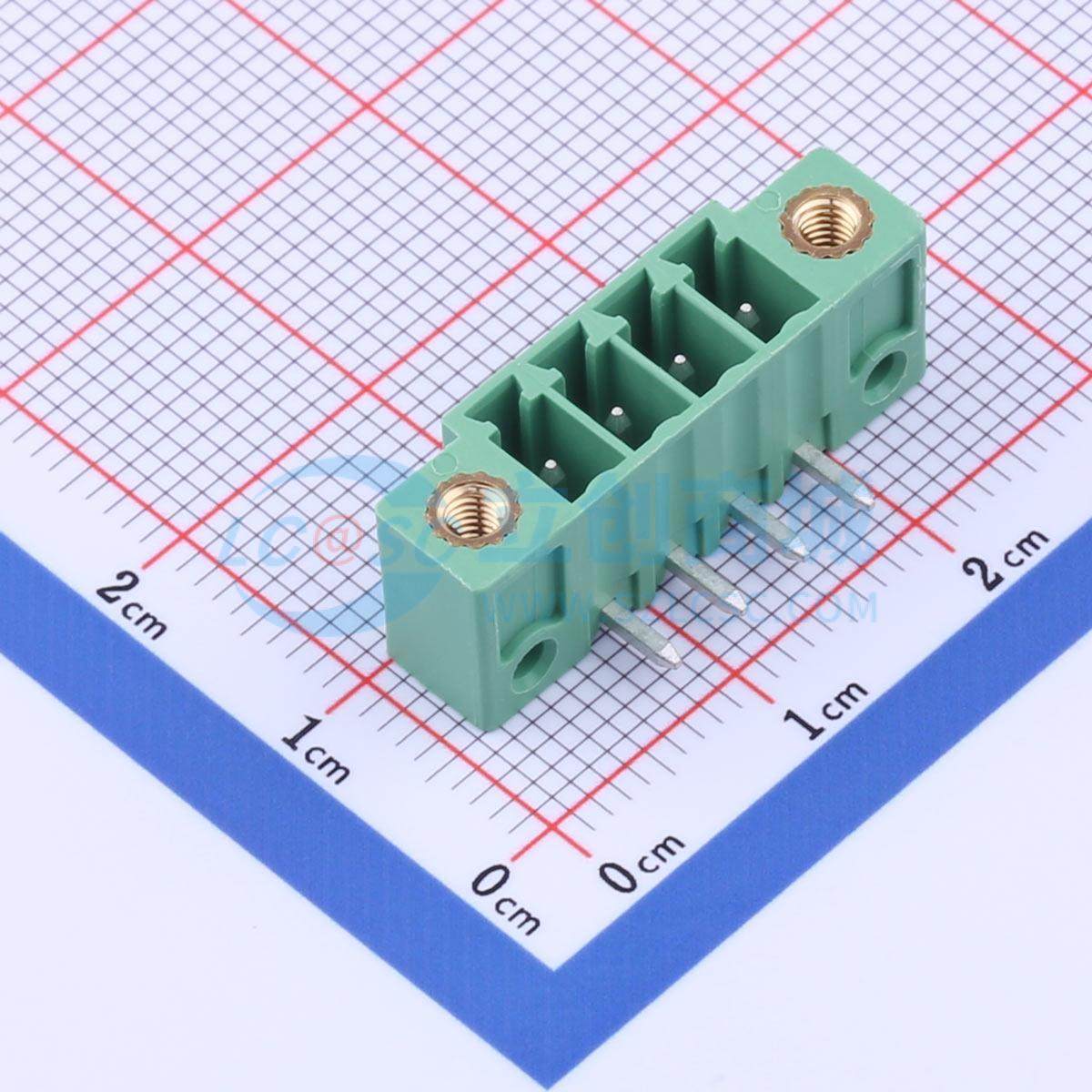 插拔式接线端子 MC-PA3.5H04-F-0001 弯插,P=3.5mm 板端/插座-闭,电子元器件市场,连接器,淘宝优惠券,粉丝福利购,淘宝优惠卷