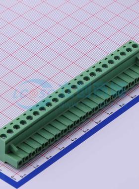 插拔式接线端子 WJ2EDGK-5.08-22P P=5.08mm 插头 1x22P 原装正品