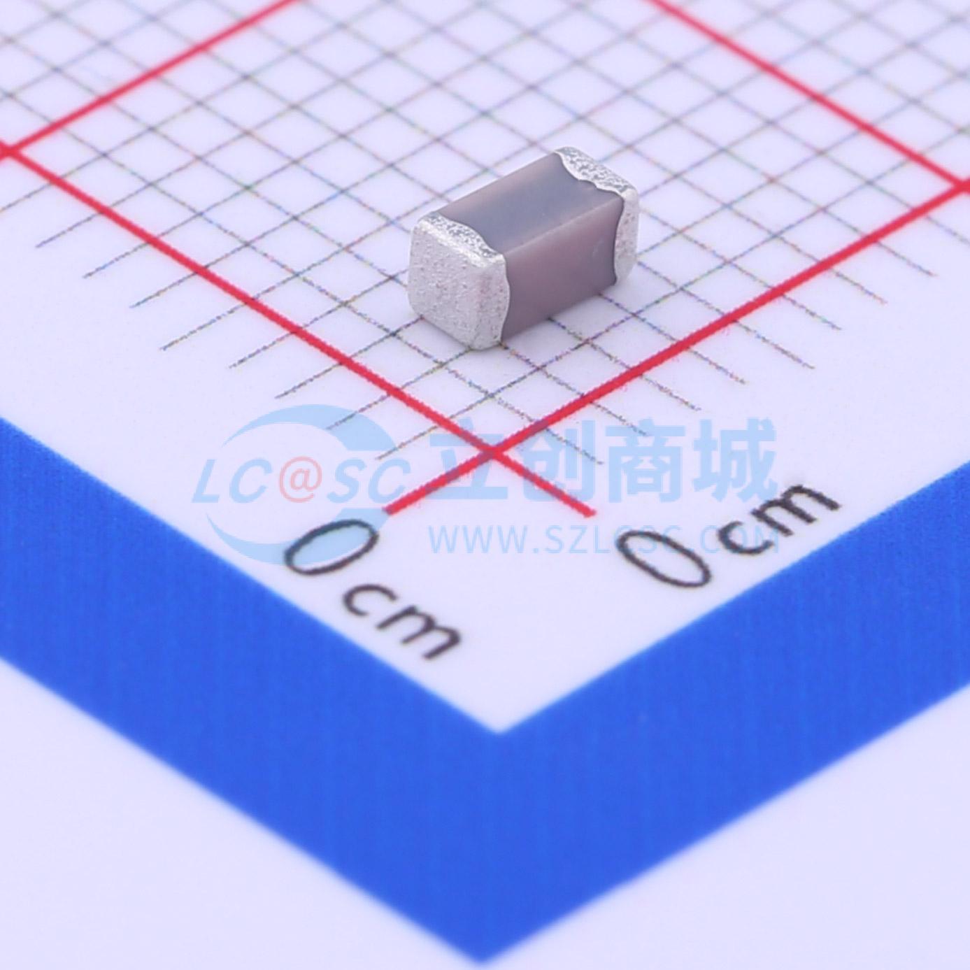 贴片电容C3216C0G1H104JT000N 1206 C0G 100nF ±5% 50V