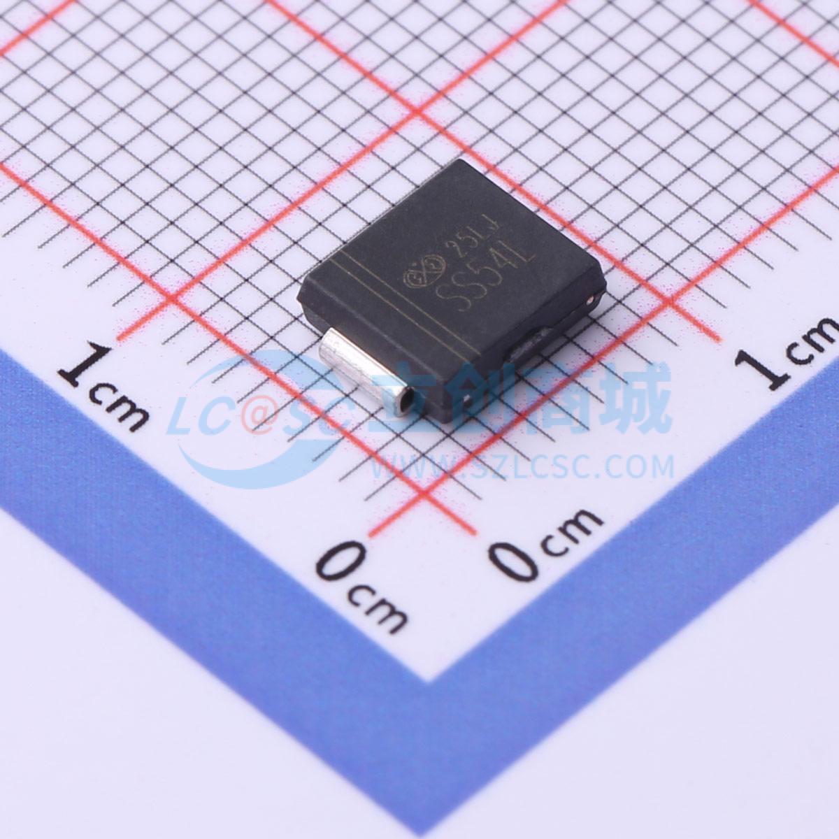 肖特基二极管 SS54LC SMC 40V 5A JUXING(钜兴) 电子元器件配单