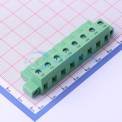 插拔式接线端子 DB2EKM-7.62-8P-GN-S P=7.62mm 电子元器件配单